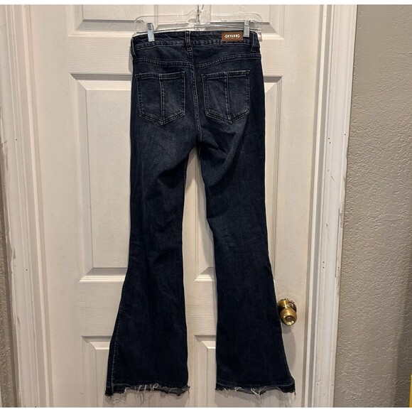 Shyanne Boho Western Flare Bell Bottom Bootcut Jeans Womens Size 27x33.5 - Picture 7 of 11